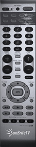 SUNBRITE TV, UNIVERSAL LEARNING REMOTE CONTROL FOR ALL SUNBRITETV MODELS, WATER RESISTANT